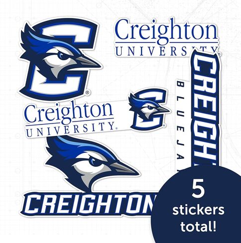 Desert Cactus Creighton University Sticker CU Bluejaysr Vinyl Decals Laptop Water Bottle Car Scrapbook Sheet T2 (Type 2-2) in Saudi Arabia