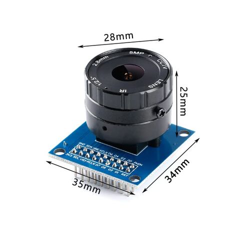 وحدة كاميرا OV7670 VGA 640×480 30fps 2.54 مم رأس -30 درجة مئوية ~ 70 درجة مئوية M12 × 0.5 CS Mount متوافق مع Arduino STM32 in Kuwait