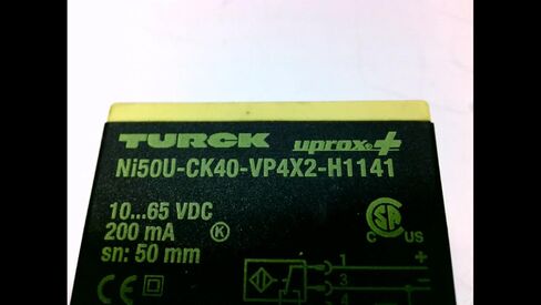 TURCK NI50U-CK40-VP4X2-H1141 10-65 VDC، 2 LEDs، 4 PIN، حجم 40 مم، نطاق 50 مم، دعامة BS4، مخرجات تكميلية، EUROFAST M12 ذكر، حثي، غير قابل للتركيب، PNP (مصدر)، مستشعر، قياسي، مستقيم in Kuwait
