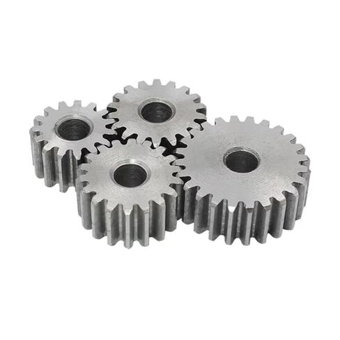 Spur Gear 1M-41T/42T/43T/44T/45T/46T/47T/48T/49T/50Teeth SC45# Carbon Steel Material Cylindrical Transmission Accessories(1M 43T - Bore 6mm) in Kuwait