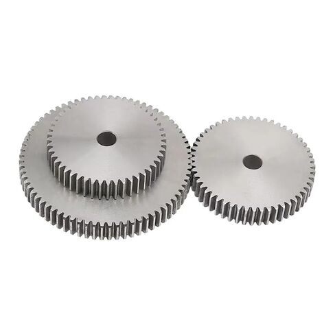 Spur Gear 1M-51T/52T/53T/54T/55T/56T/57T/58T/59T/60Teeth SC45# Carbon Steel Material Cylindrical Transmission Accessories(1M 56T - Bore 8mm) in Kuwait