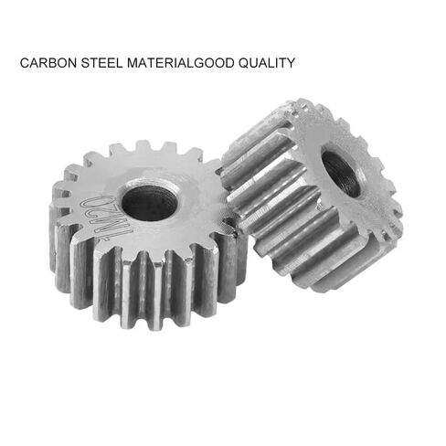 Spur Gear 1M-31T/32T/33T/34T/35T/36T/37T/38T/39T/40Teeth SC45# Carbon Steel Material Cylindrical Transmission Accessories(1M 34T - Bore 6mm) in Saudi Arabia