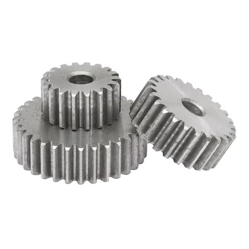 Spur Gear 1M-21T/22T/23T/24T/25T/26T/27T/28T/29T/30Teeth SC45# Carbon Steel Material Cylindrical Transmission Accessories(1M 28T - Bore 6mm) in Kuwait