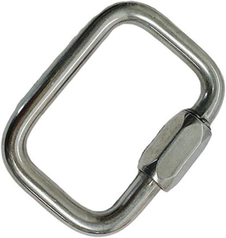 Stainless Steel T316 Square Quick Link 1/4" 990 Lbs WLL Marine Grade 4 Pcs in Kuwait