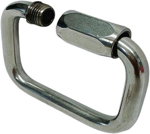 Stainless Steel T316 Square Quick Link 1/4" 990 Lbs WLL Marine Grade 4 Pcs in Kuwait