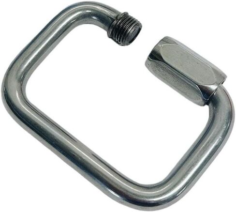 Stainless Steel T316 Square Quick Link 1/4" 990 Lbs WLL Marine Grade 4 Pcs in Kuwait