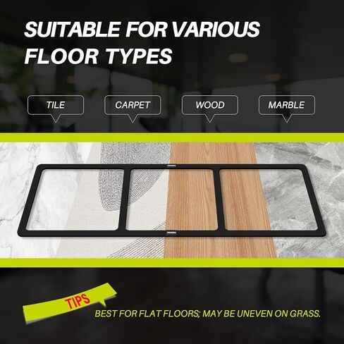 Hikeen Agility Ladder - Speed Ladder for Football, Basketball - Durable Rubber Training Ladder for Footwork with Carry Bag, No Assembly, Portable & Non-Slip Agility Football Training Equipment in Kuwait