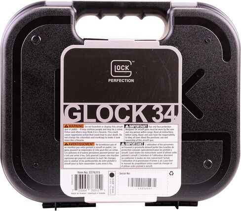 Glock 34 Gen4 Blowback 6mm BB Pistol Airsoft Gun in Kuwait