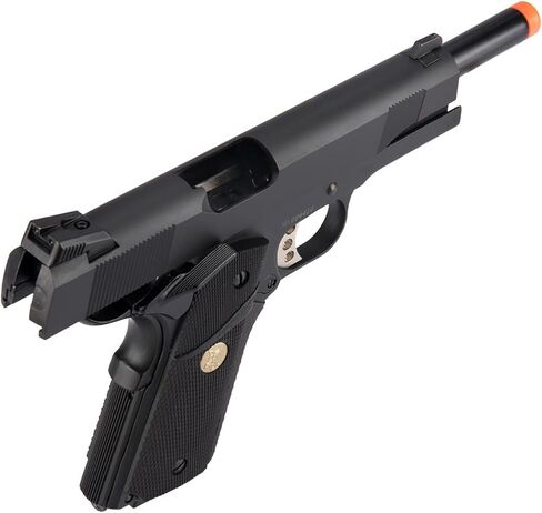 Goldenball X Double Bell M1911 MEU GBB Gas Blowback Airsoft Pistol - أسود in Saudi Arabia