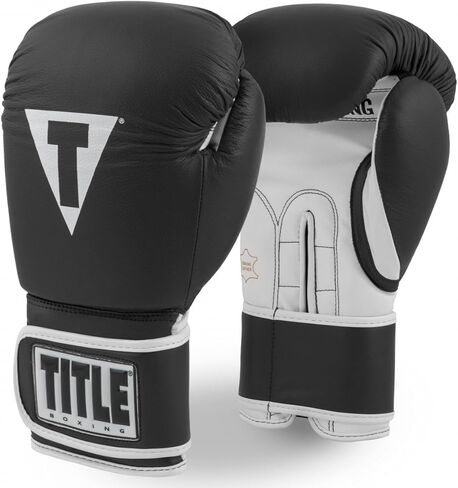 TITLE Boxing Pro Style Leather Training Gloves 3.0 - Boxing Gloves, Boxing Training Gloves, MMA Gloves, Oz Training Gloves, Kickboxing Gloves, Punching Bag Gloves, Sparring Gloves in Saudi Arabia