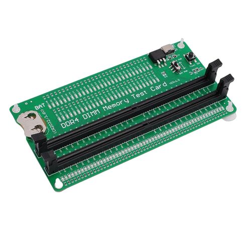 RAM Memory Tester Card DDR4 Slot Diagnostic Analyzer for Laptop Computer with LED Light Indicator RAM Slot LED Tester Card, Dual Power Supply Mode, Suitable for Memory in Saudi Arabia