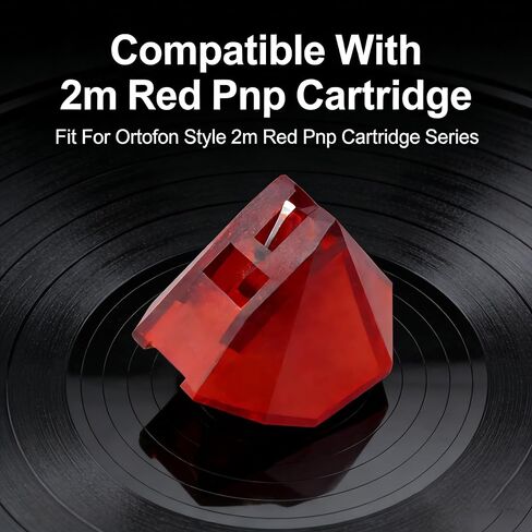 قلم ألماس بيضاوي الشكل بطول 2 متر مناسب لخرطوشة القرص الدوار Ortofon Red PnP MkII، قلم أقراص دوارة مع طرف ماسي بيضاوي وأجزاء بديلة لغطاء الحماية in Kuwait
