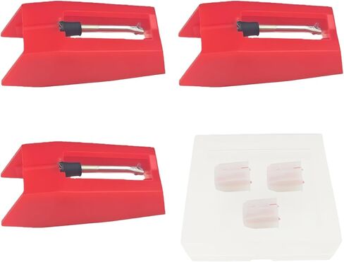 Record Player Needle,4 PCS Turntable Record Player Needles Replacement Compatible with Crosley, Victrola & More Turntable,Phonograph Cartridge Needle in Saudi Arabia