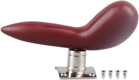 Hand Rest - ABS Plastic Thumb Saddle Holder with Metal Bracket for Instrument Parts Accessories, Includes 4 Screws for Easy Installation‌(Red) in Kuwait