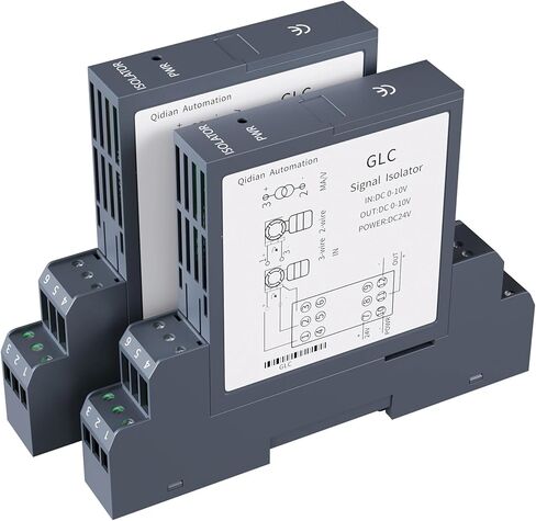 عازل الإشارة التناظرية 2 في 2 خارج DC24V 0-10V إلى 0-10V 0-20mA (مخرج 1-5V) in Kuwait