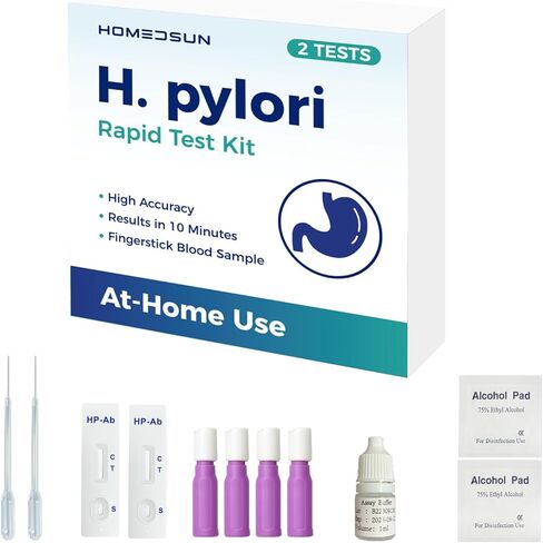 2 حزمة H. Pylori مجموعة اختبار مستضد البراز في المنزل للكشف عن هيليكوباكتر بيلوري اختبار سريع للبراز غير جراحي سهل الاستخدام النتائج في 15 دقيقة in Saudi Arabia