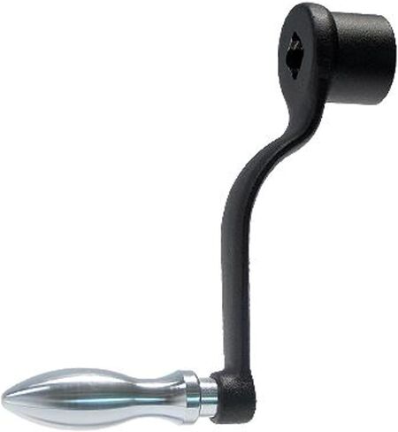 هالدر 24330.0220 Handkurbeln Black Steel L = 80 مم/ثانية = 10 مم in Kuwait