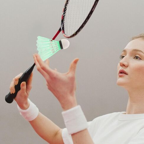 20pcs Plastic Badminton Balls Set Neon Jumbo Shuttlecocks for Training Fitness Family Fun Random Color in Kuwait