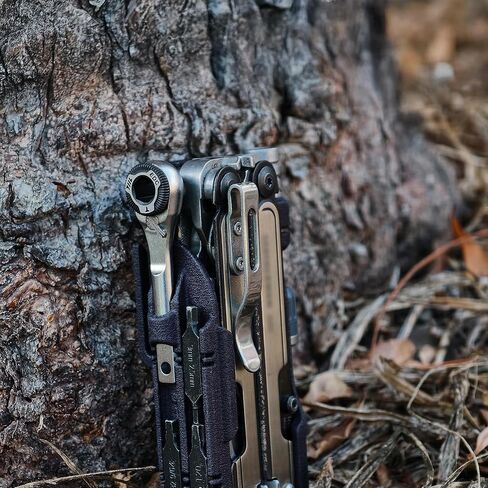 مفتاح ربط بسقاطة 711L EDC لـ Leatherman MK2 - متوافق مع الأدوات المتعددة مع محولات القطع المسطحة - أداة جيب صغيرة الحجم للحمل اليومي لـ Preppers 7WF1A in Kuwait