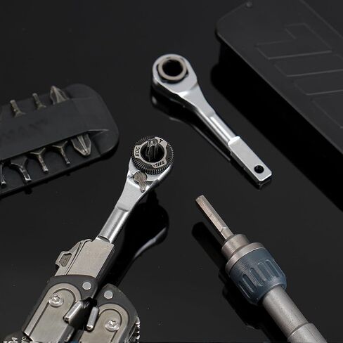 مفتاح ربط بسقاطة 711L EDC لـ Leatherman MK2 - متوافق مع الأدوات المتعددة مع محولات القطع المسطحة - أداة جيب صغيرة الحجم للحمل اليومي لـ Preppers 7WF1A in Kuwait