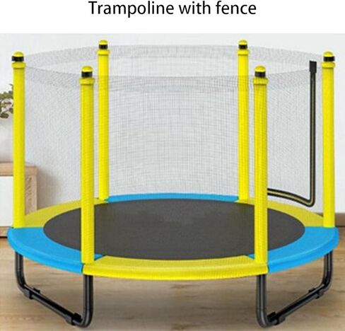 غطاء وسادة أمان الترامبولين، واقي زنبركي للترامبولين الداخلي والخارجي، مع أشرطة لسهولة التركيب، يناسب قطر 1.2 متر و1.4 متر و1.5 متر (ألوان مختلطة أصفر وأزرق #47) in Kuwait