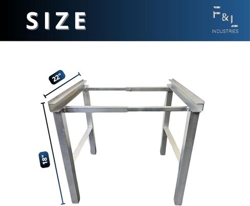 F&L Heavy-Duty Aluminum Air Handler Stand – High-Efficiency HVAC Unit for Superior Air Circulation – Corrosion-Resistant, Durable & Energy-Efficient for Home & Commercial Use (18" Tall 22" Deep HD) in Kuwait