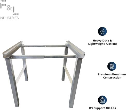 F&L Heavy-Duty Aluminum Air Handler Stand – High-Efficiency HVAC Unit for Superior Air Circulation – Corrosion-Resistant, Durable & Energy-Efficient for Home & Commercial Use (18" Tall 22" Deep HD) in Kuwait