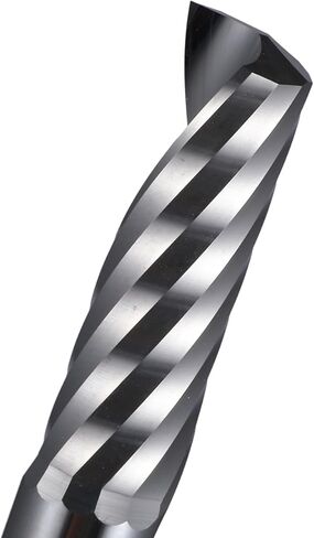 10pcs/Set Single Flute Aluminium End Mills 3.175-12mm O Up Cut Spiral CNC Router Bit Wood Milling Cutter for Aluminum(5x12x45L) in Saudi Arabia