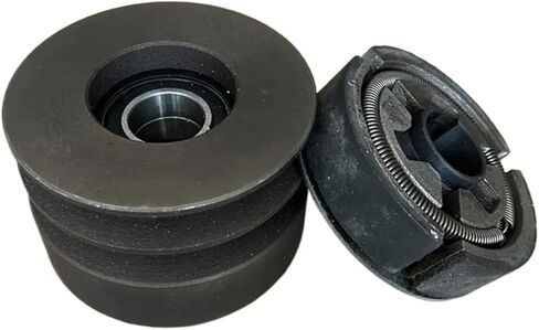 25.4mm Double Groove Belt Clutch for GX390 GX420 GX450 GX460 188F 190F 192F Engine with Shaft Output Used for Water Pump/Cutter(Type A X 13MM) in Saudi Arabia