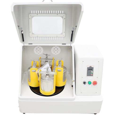 آلة مطحنة الكرة الكوكبية 4 لتر، مختبر سيراميك الألومينا، مطحنة الكرة الكوكبية، مطحنة مسحوق المختبر، مطحنة الكواكب السيراميكية مع وعاء طحن 4 × 1 لتر لتربة السيراميك 110 فولت in Kuwait