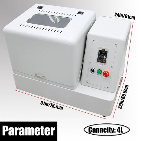 آلة مطحنة الكرة الكوكبية 4 لتر، مختبر سيراميك الألومينا، مطحنة الكرة الكوكبية، مطحنة مسحوق المختبر، مطحنة الكواكب السيراميكية مع وعاء طحن 4 × 1 لتر لتربة السيراميك 110 فولت in Kuwait