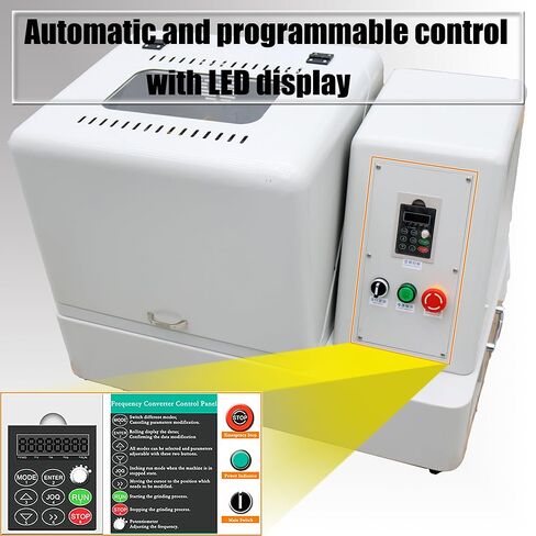 آلة مطحنة الكرة الكوكبية 4 لتر، مختبر سيراميك الألومينا، مطحنة الكرة الكوكبية، مطحنة مسحوق المختبر، مطحنة الكواكب السيراميكية مع وعاء طحن 4 × 1 لتر لتربة السيراميك 110 فولت in Kuwait