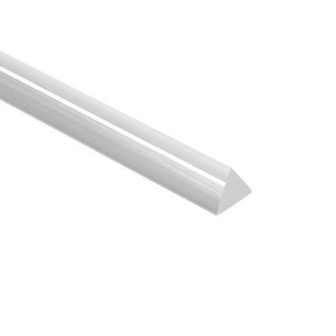 4 Pack 3 Feet (36") Clear Triangle Solid Rods 1/4" (0.250") Side Length AZM Displays in Saudi Arabia