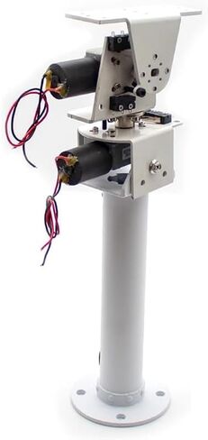 DIY Dc Double Axis Solar, Wind Power DIY Kit Dc Two-Axis Ptz Solar Tracking and Monitoring Robot, Heavy Load High Torque All Metal X Axis Y Axis in Kuwait