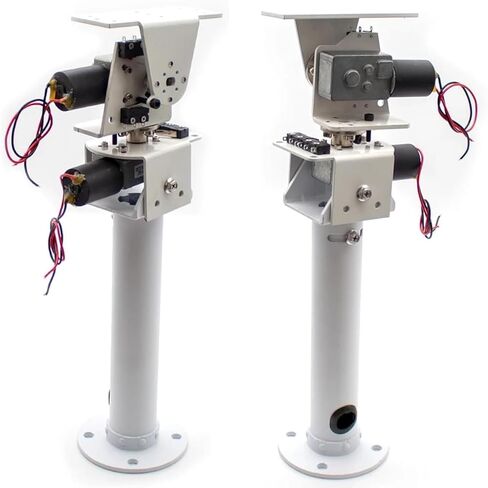 DIY Dc Double Axis Solar, Wind Power DIY Kit Dc Two-Axis Ptz Solar Tracking and Monitoring Robot, Heavy Load High Torque All Metal X Axis Y Axis in Kuwait
