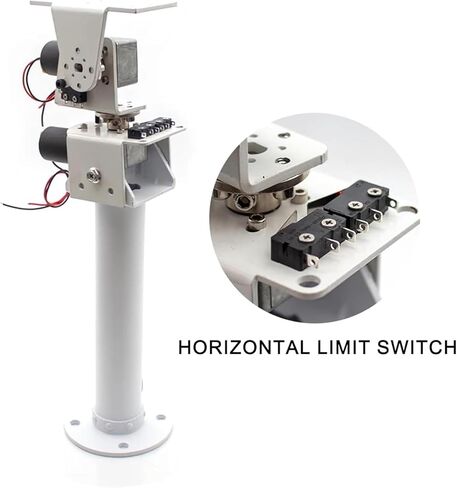 DIY Dc Double Axis Solar, Wind Power DIY Kit Dc Two-Axis Ptz Solar Tracking and Monitoring Robot, Heavy Load High Torque All Metal X Axis Y Axis in Kuwait