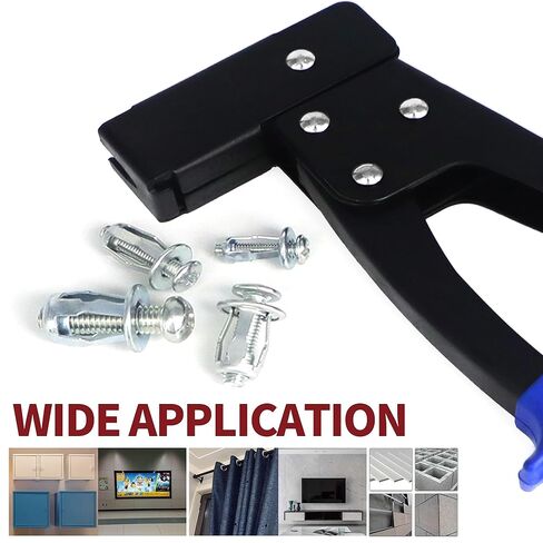 Jack Nuts Petal Nuts Dowels with Screws, Wall Anchors Assortment Kit for Drywall, Carbon Steel 74PCS M4,M5,M6,M8 in Kuwait