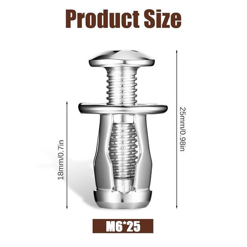 10 Pieces Sliver Metal Hollow Door Anchor Wall Anchors Cavity Fixing Door Anchor for Aluminium Cladding, Hollow Wall Anchors for Thin Walls Steel Iron Sheet Plastic Sheet (12 * 18mm) 0.24 * 1 Inches in Saudi Arabia