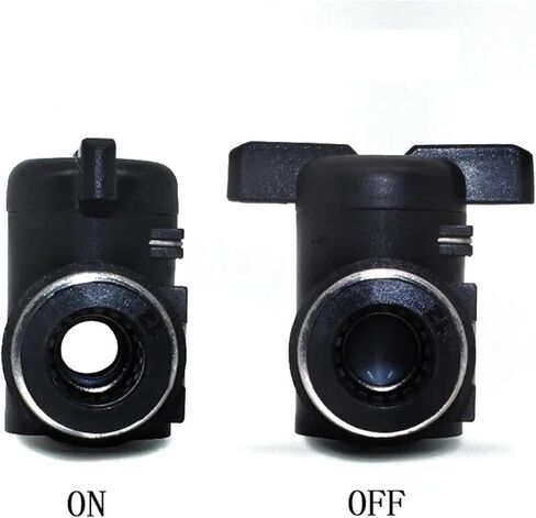 Pneumatic Manual Valve BUC BUL BUM Black Quick Coupling Steering Switch Ball Air Hose 4 6 8 10 12mm Straight Elbow 1Pcs(BUC6mm) in Saudi Arabia