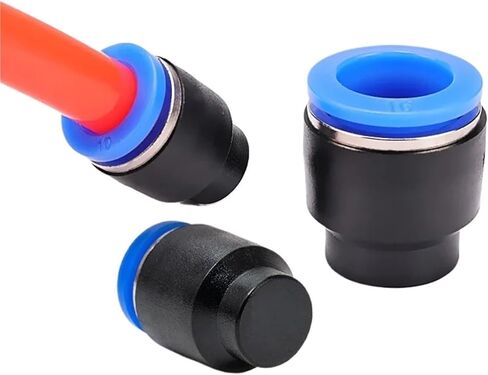 5 قطعة غطاء أنبوب موصل هوائي البلاستيك PPF 4 مللي متر 6 8 10 12 14 مللي متر (PP4) in Kuwait