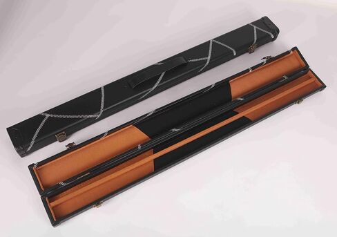 Expert Billiard Pool Cue Stick Hard case,Billiard Carrying Case Holds 1 Complete 2-Piece 58 Inches Cue Sticks(1 Butt/1 Shaft),Two Color Available in Saudi Arabia