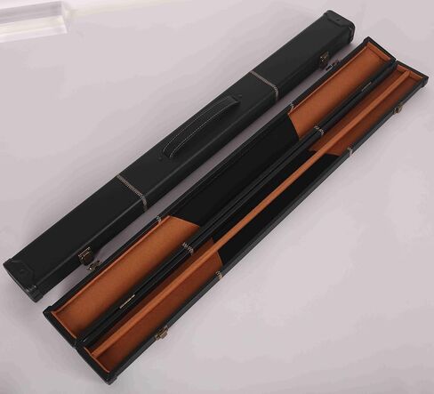 Expert Billiard Pool Cue Stick Hard case,Billiard Carrying Case Holds 1 Complete 2-Piece 58 Inches Cue Sticks(1 Butt/1 Shaft),Two Color Available in Saudi Arabia