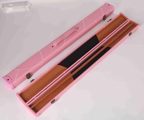 Expert Billiard Pool Cue Stick Hard case,Billiard Carrying Case Holds 1 Complete 2-Piece 58 Inches Cue Sticks(1 Butt/1 Shaft),Two Color Available in Saudi Arabia