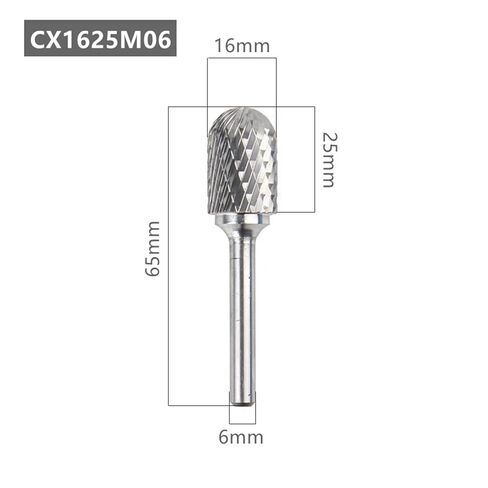 1Pcs CX Type Head Tungsten Carbide Point Burr Grinder Abrasive Tools Carving Bit Tools(CX1625M06) BHBHCPZGR in Saudi Arabia