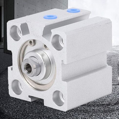 أسطوانة هواء ألومنيوم مزدوجة التمثيل 20 مم تتحمل 10 مم السكتة الدماغية مع وظيفة تخزين الزيت للأتمتة الصناعية in Kuwait