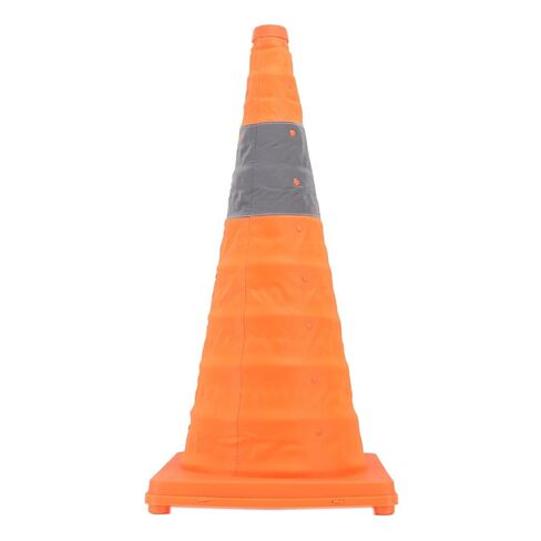 Traffic Safety Cone Traffic Cone with Reflective Collar, 23.6 x 11.4 x 11.4in up Cones and Reflective Collar for Car Driving Practice Road Parking Sturdy PE and PP in Kuwait