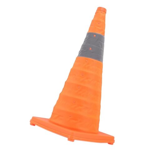 Traffic Safety Cone Traffic Cone with Reflective Collar, 23.6 x 11.4 x 11.4in up Cones and Reflective Collar for Car Driving Practice Road Parking Sturdy PE and PP in Kuwait