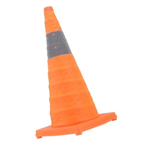 Traffic Safety Cone Traffic Cone with Reflective Collar, 23.6 x 11.4 x 11.4in up Cones and Reflective Collar for Car Driving Practice Road Parking Sturdy PE and PP in Kuwait