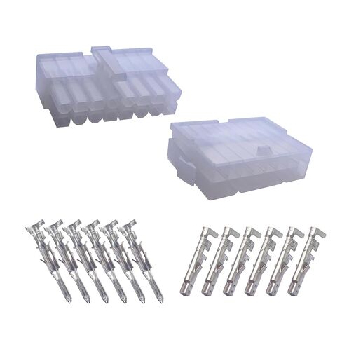 16-Pin Miniature Connector Kit with Plug and Terminals - 16-Circuit Receptacle housing for 18-24 awg, Fully Compatible with connectors, Ideal for Industrial and Scientific Applications in Kuwait