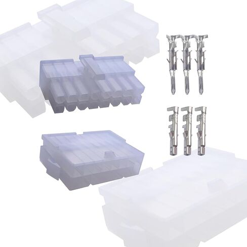 16-Pin Miniature Connector Kit with Plug and Terminals - 16-Circuit Receptacle housing for 18-24 awg, Fully Compatible with connectors, Ideal for Industrial and Scientific Applications in Kuwait